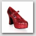 Plateauschuh 
rot Glitter
Verleih 10€  » Click to zoom ->